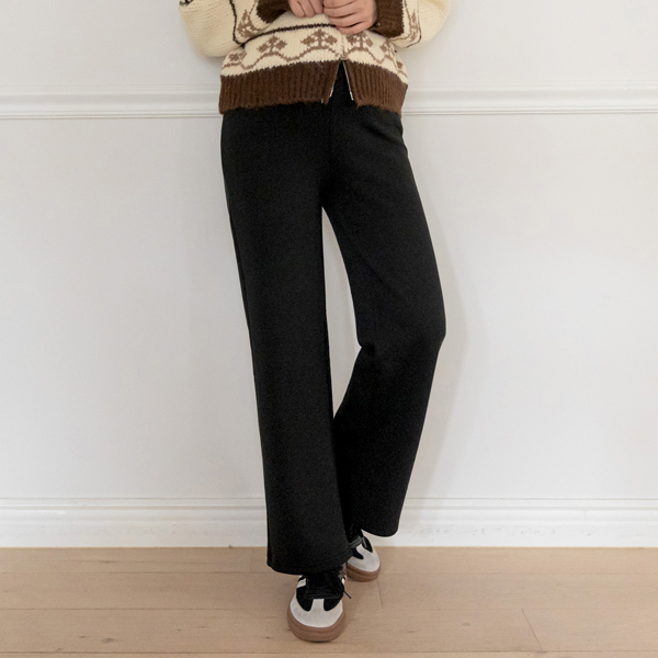 Maternity*Comfortable Hi Maternity Pants (ver.Mink)