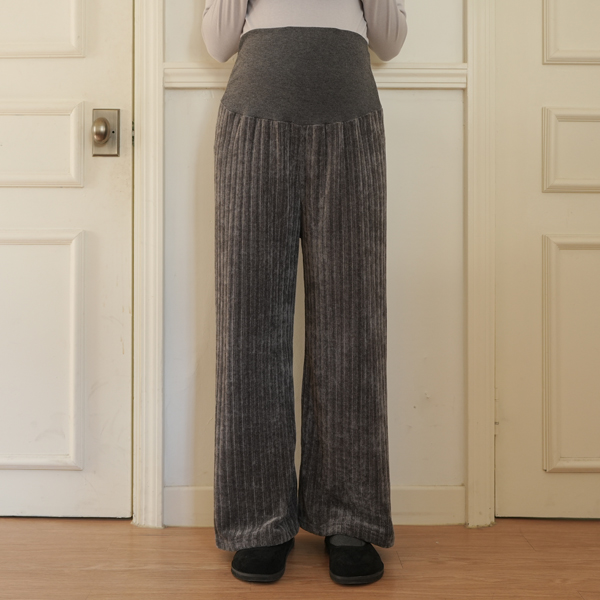 Maternity*Thick wide-legged maternity pants