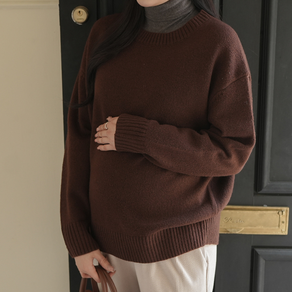 Maternity*My embroidery point round knit