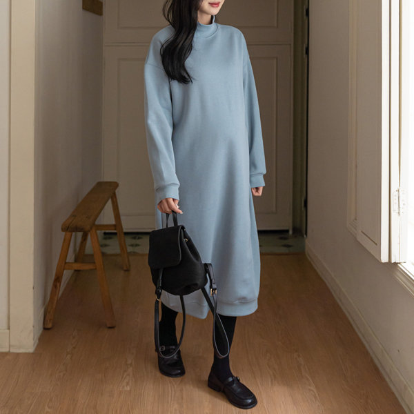 Maternity*Buddy Polar fleece maternity dress