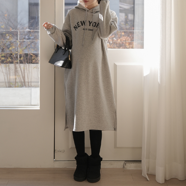 Maternity*New York Hooded Maternity Dress