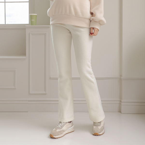 Maternity*Fleece bootcut maternity pants