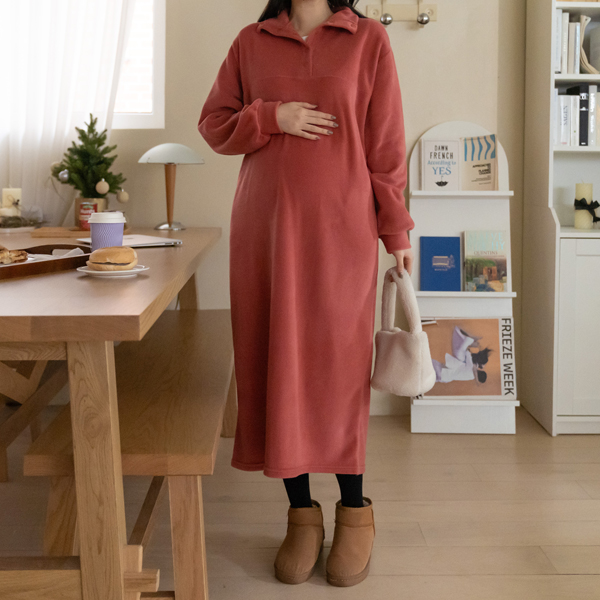 Maternity*Snap Anorak Hoodie Maternity One-Piece