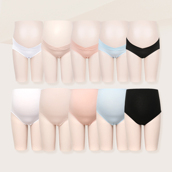 <font color="bb4b57"><b>[Free Shipping + Special Sale]</b></font><br> [Sugar Plum] Tencel Weekday Panty 5-piece Set (Big size OK)