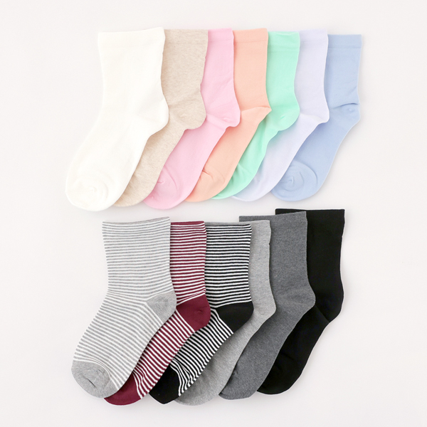 <font color="bb4b57"><b>[Limited time discount]</b></font><br> No band no pressure socks