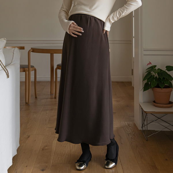 Maternity*Semi-line Mink Size Fleece Banding Skirt (for postpartum use)