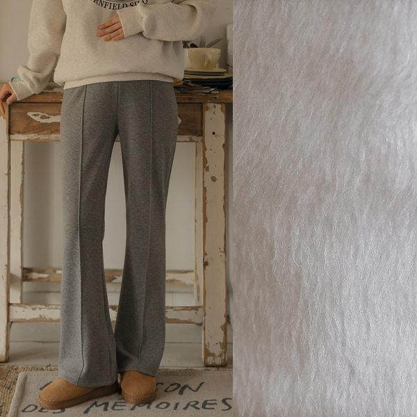 Maternity*Pin-tuck mink bootcut maternity pants