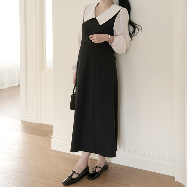 Maternity*Mercara Long Maternity Dress