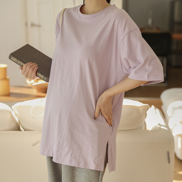 <font color="bb4b57"><b>[Special Offer 1+1]</b></font> Maternity*12 Colorway Basic Short Sleeve T-shirt