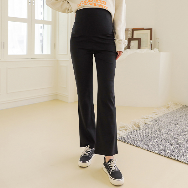 Maternity*Slacks-like comfortable bootcut maternity pants