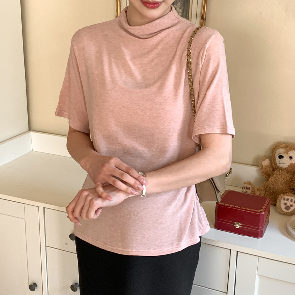 Maternity*Gauze Half Sleeves T-shirt