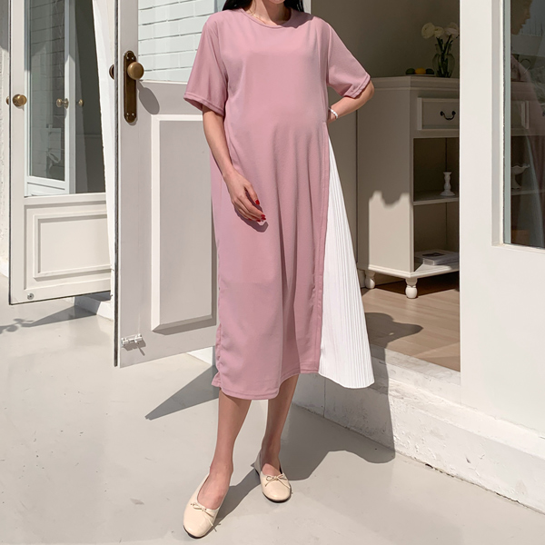 Maternity* Wrinkle-free, wrinkle-free maternity dress