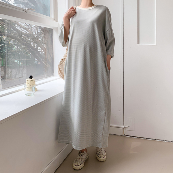 Maternity*Dangara Pocket Box Maternity Dress