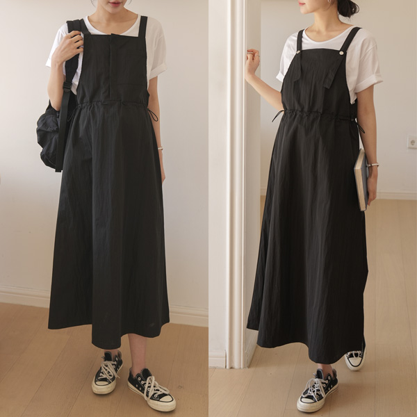 Maternity*Russack Melbang Stopper Maternity One-Piece Dress (Nursing Possible)