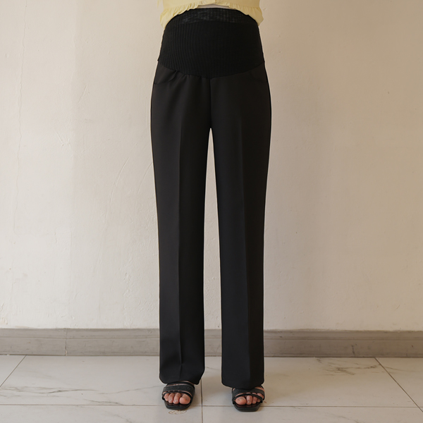 Maternity*Summer Wide Slacks Maternity Pants