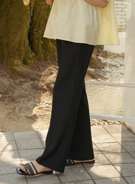 Maternity*Summer Wide Slacks Maternity Pants