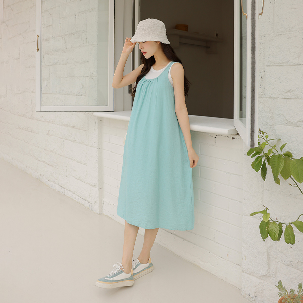 <b>[Limited-time discount]</b> Maternity*Ribbonnasi set Maternity one-piece