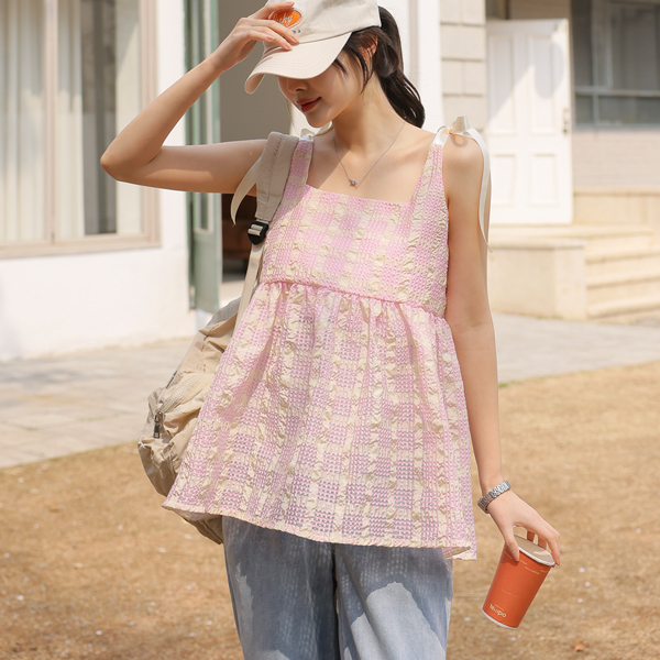 Maternity*Egg Embroidered Blouse