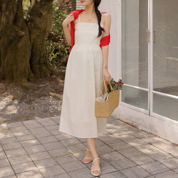 Maternity*Milky Smoke Bustier Maternity Dress