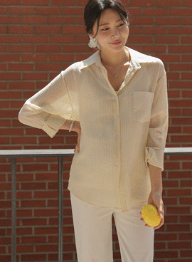 Maternity*Shearling Clue Fit Summer Shirt