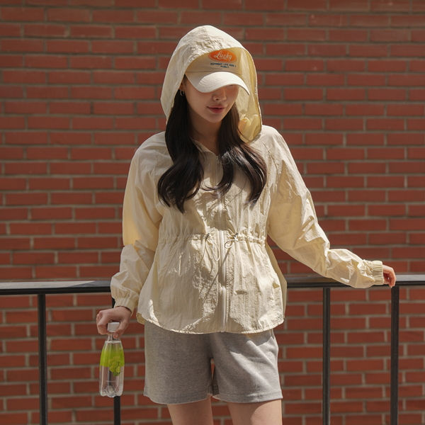 Maternity*Russack Hood String Windbreaker