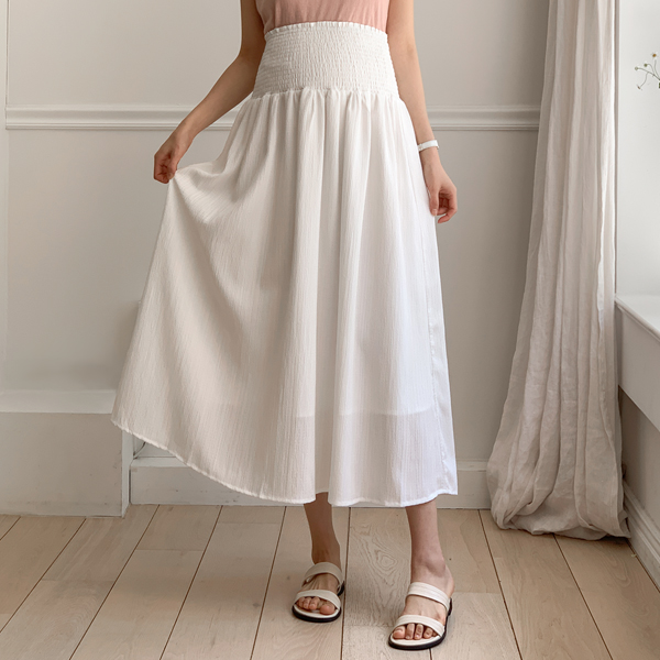 [S-made]Maternity*Yorutension Smoke Maternity Skirt
