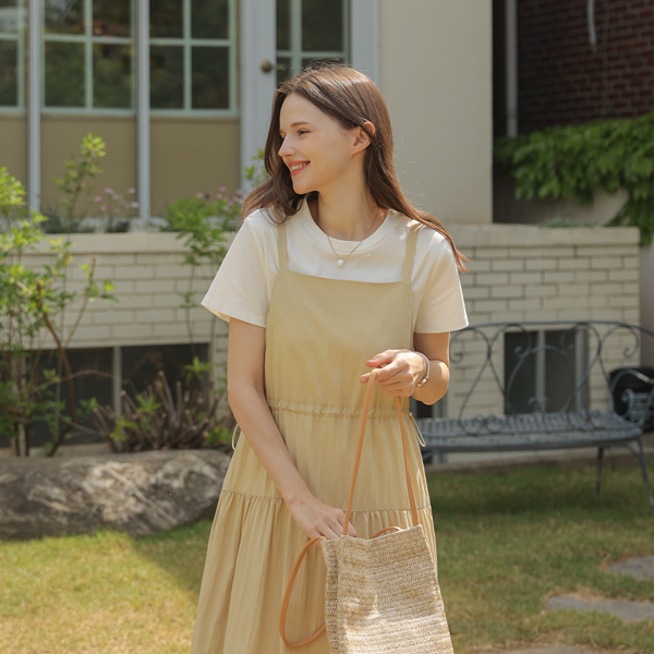 [S,more]Maternity*T-shirt set bustier maternity dress