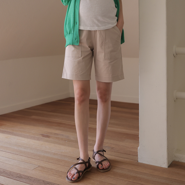 Maternity*Toktok Cotton 4-part Maternity Shorts