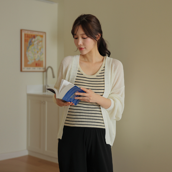Maternity*Richelose fit open cardigan