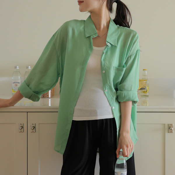Maternity*Silky Rio Cellulose Fit Summer Shirt