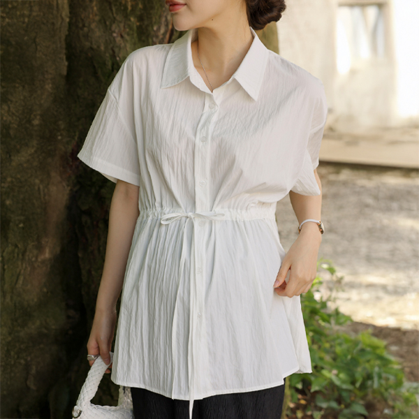 [S-made]Maternity*Adjustable loose fit short sleeve maternity shirt (breastfeeding possible)