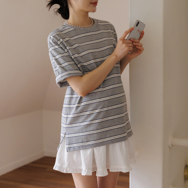 Maternity*Kali Dangara Patch Maternity T-shirt