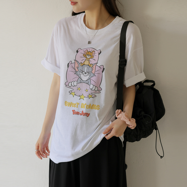 Maternity*Honey Tom Jerry Loose fit t-shirts (Disney genuine)