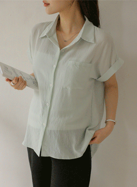 Maternity*Cool Kabra Short Sleeve Loose Fit Shirt