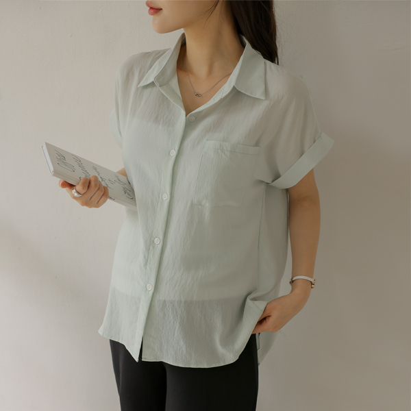 Maternity*Cool Kabra Short Sleeve Loose Fit Shirt