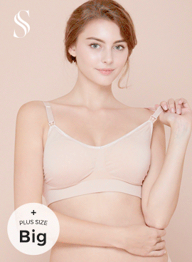 <font color="bb4b57"><b>[Upgraded version]</b></font><br> [Sugar Plum] New Modal Seamless Bra (Big Cup/Big Size)