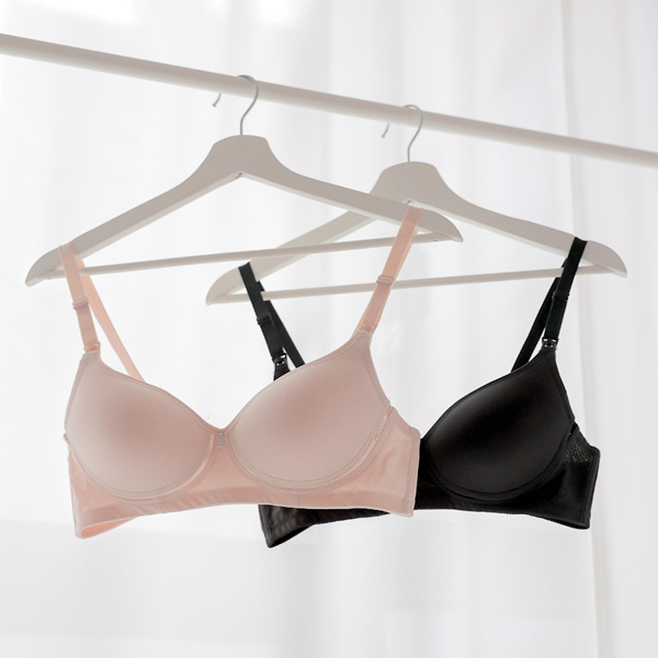 <font color="bb4b57"><b>[Summer Special Offer]</b></font><br> Undermesh Mold Bra 2-piece set (B/C/D)<br> (Aerocool/Nowire)