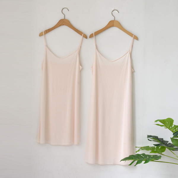 <font color="bb4b57"><b>[Summer Special Offer]</b></font><br> Cooling-type adjustable strap maternity slip (Mini/Long)