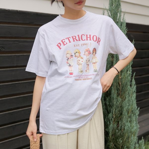Maternity*Adorable Girl Short Sleeves T-shirt