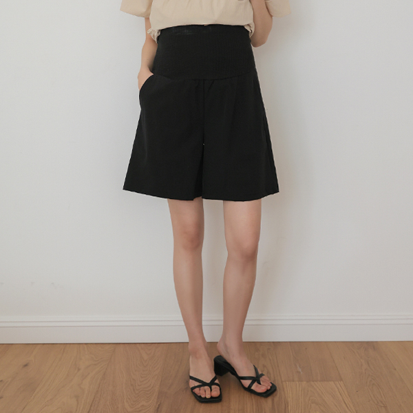 Maternity*Cool Basrak Basic Maternity Shorts