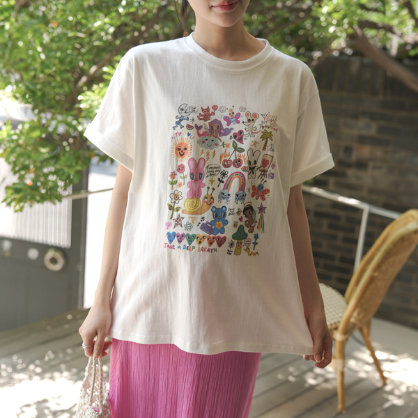 Maternity*KichiKichi Short Sleeves T-shirt