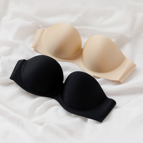 <font color="bb4b57"><b>[MD Recommendation/New Product Discount]</b></font><br> Off shoulder volume up nude bra (A/B/C/D)