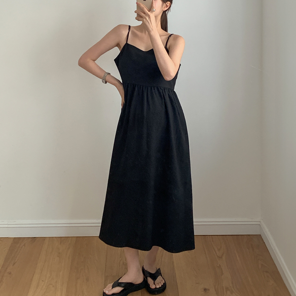 [S-made]Maternity*Yorubaek Point Strap Nashi Maternity One-Piece Dress