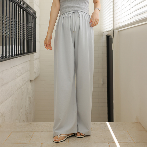Maternity*Cool Touch Wide Maternity Pants (Postpartum Compatible)