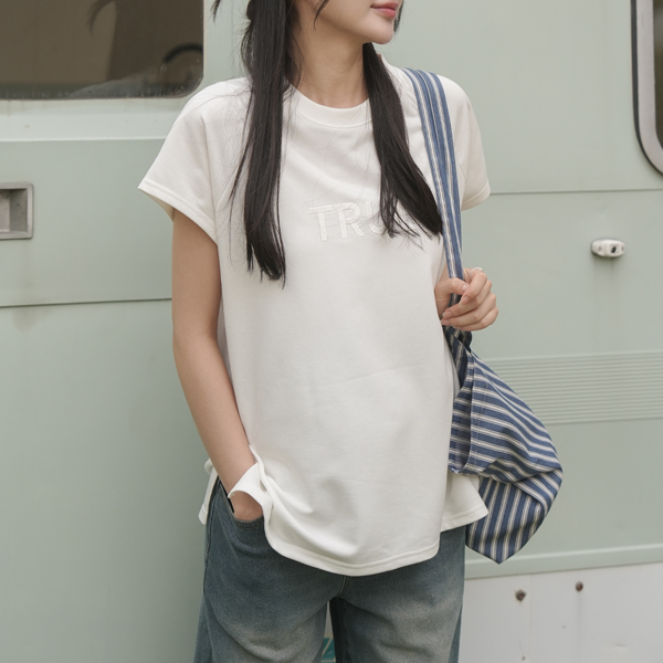 Maternity*True Round Short Sleeves T-shirt