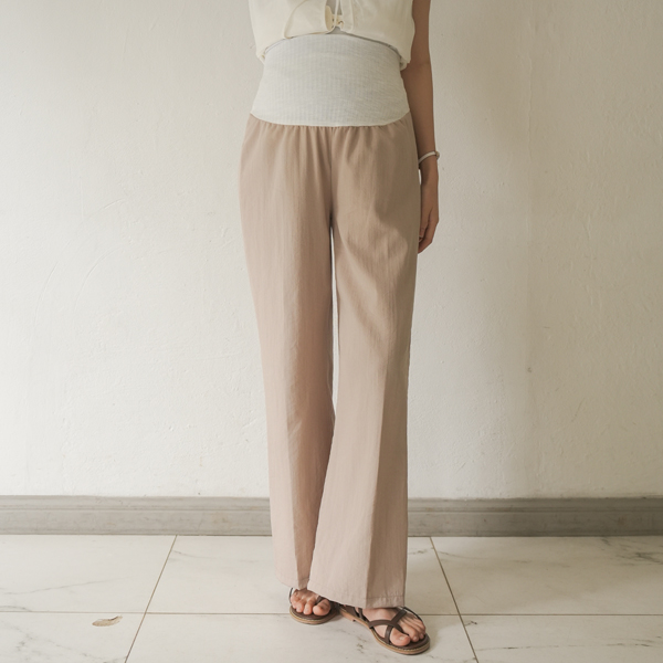 Maternity*Air Cool Wide Long Maternity Pants