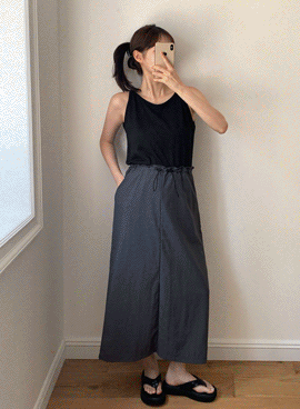 Maternity*Cool Wash Topper Maternity Skirt (for postpartum use)