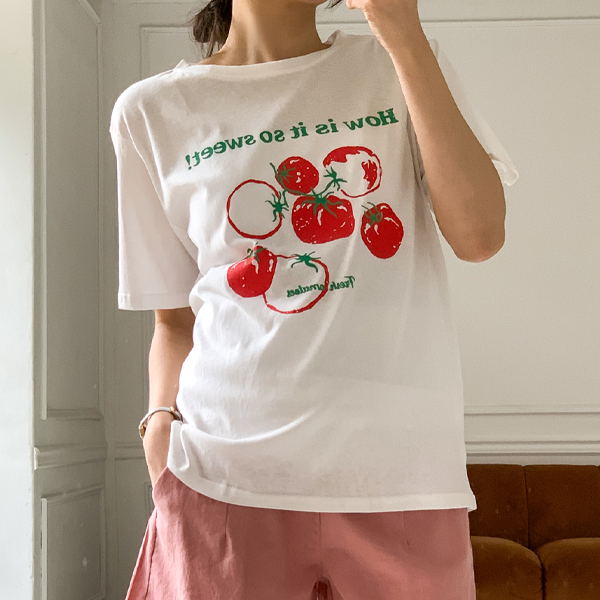 Maternity*Sweet Tomato Short Sleeves T-shirt