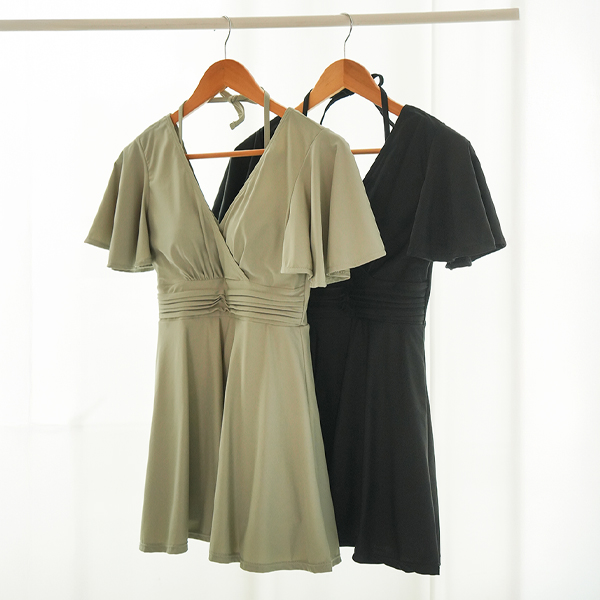 <b>[New product discount + free shipping]</b> Maternity*Salang Flare Frill Swimsuit