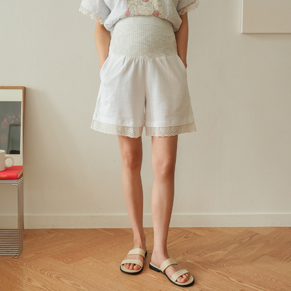 Maternity*Juri Lace Maternity Pants